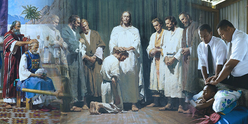 God's priesthood authority has been on the earth throughout various dispensations. Images via lds.org