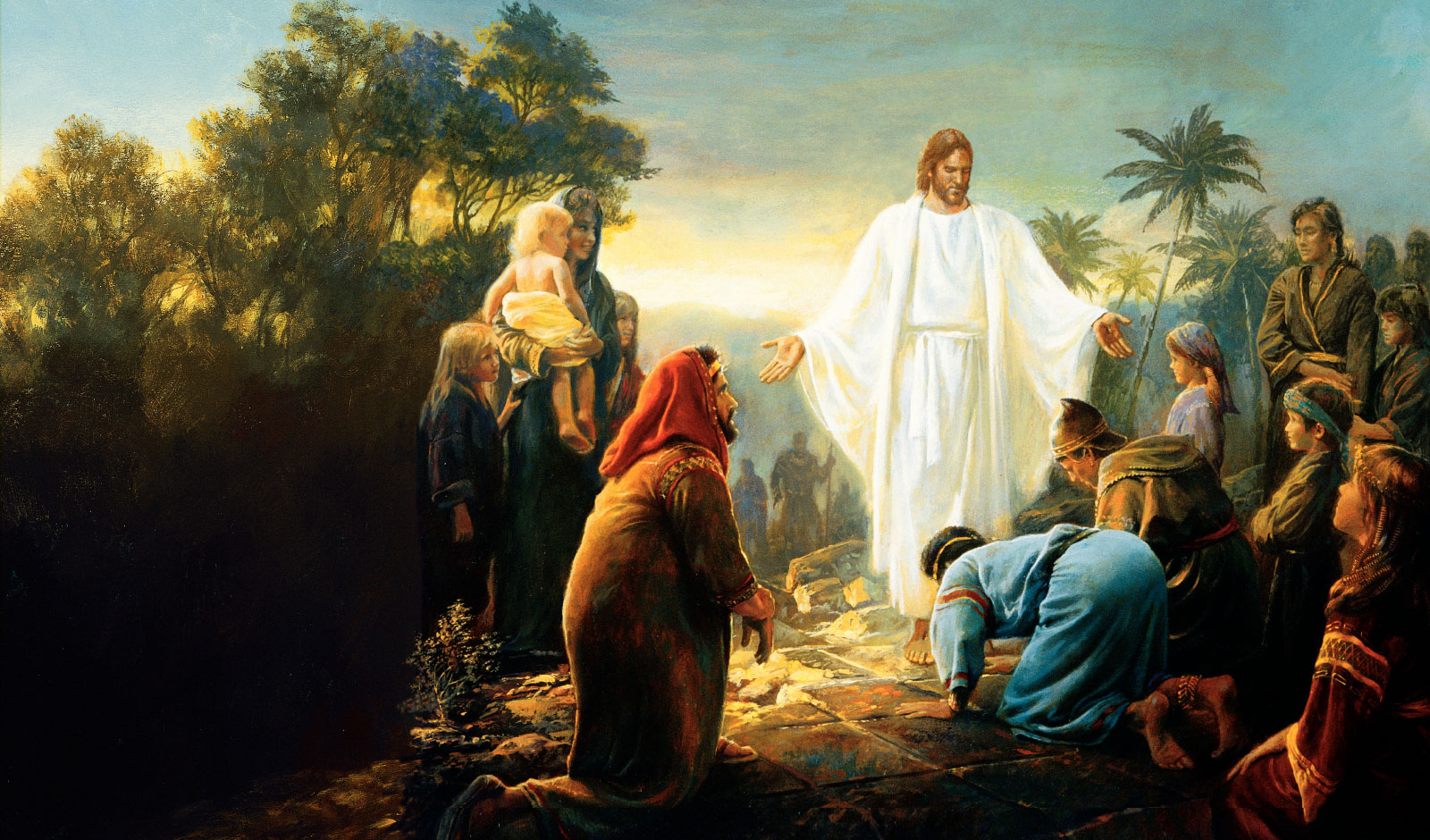 Christ revealing himself to the people of the New World. Image via sistereskanderl.com